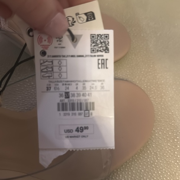 Zara Clear Shoe Heel - Picture 4 of 4